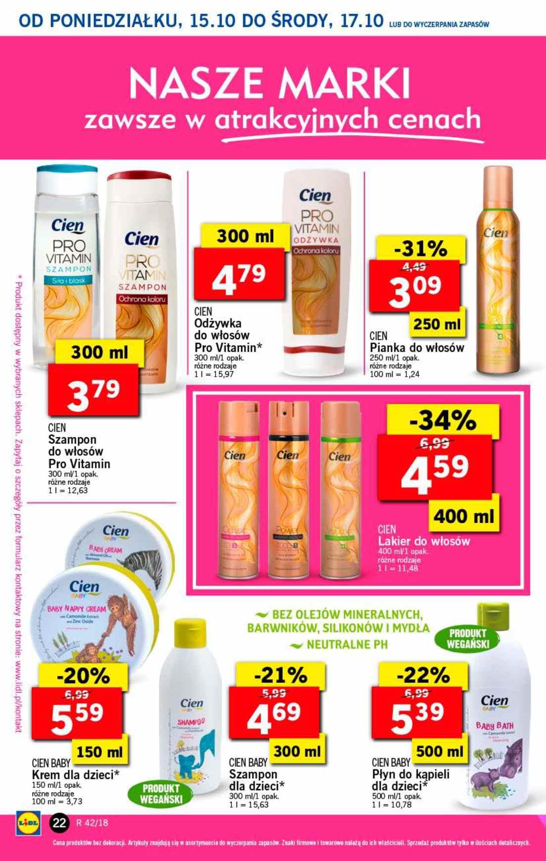 Gazetka promocyjna Lidl do 17/10/2018 str.22