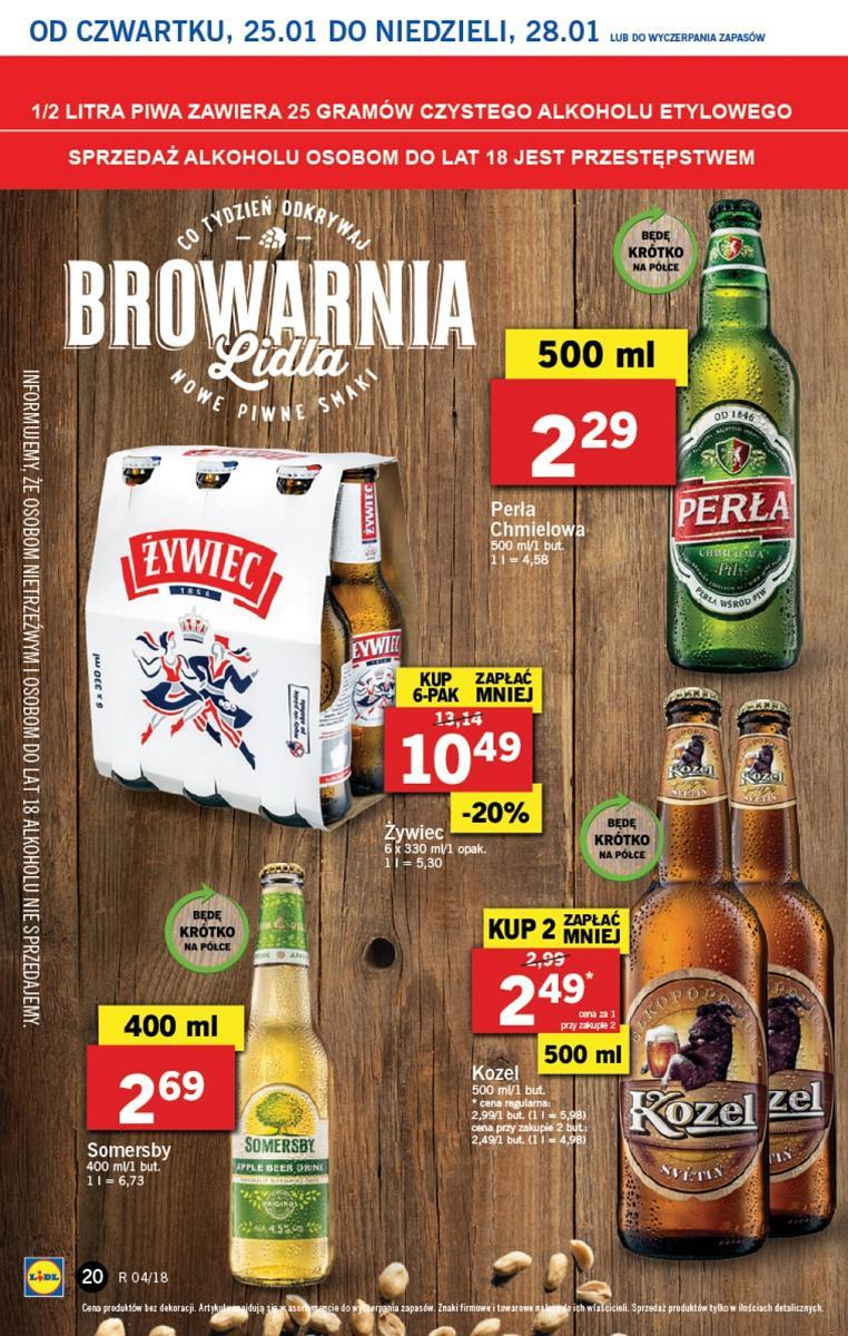 Gazetka promocyjna Lidl do 28/01/2018 str.20