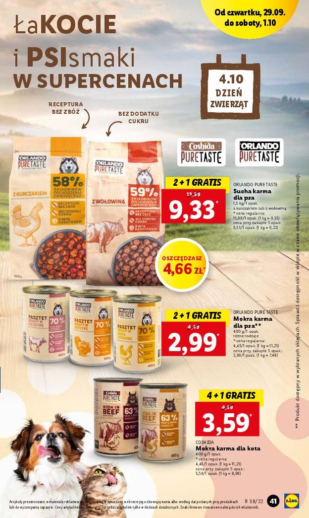 Gazetka promocyjna Lidl do 01/10/2022 str.41