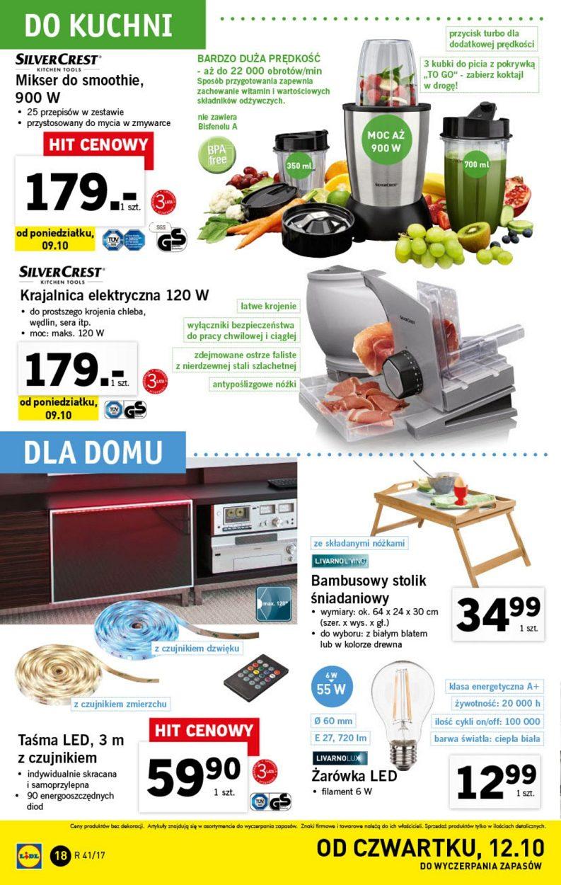 Gazetka promocyjna Lidl do 15/10/2017 str.18