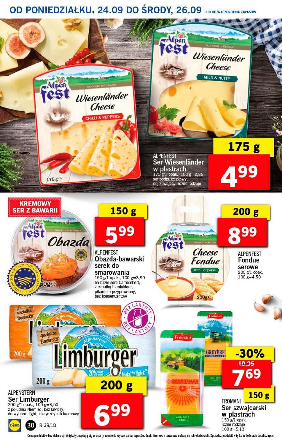 Gazetka promocyjna Lidl do 26/09/2018 str.30