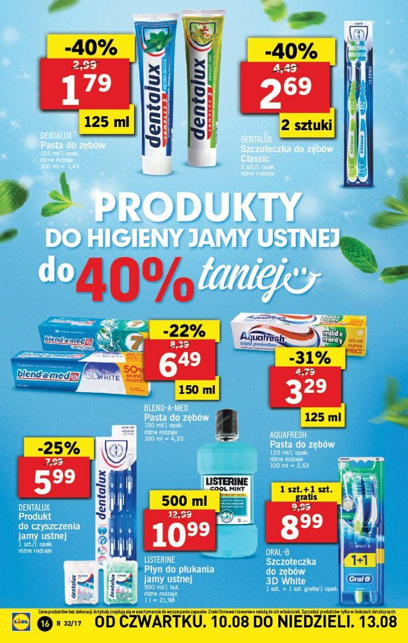 Gazetka promocyjna Lidl do 13/08/2017 str.16