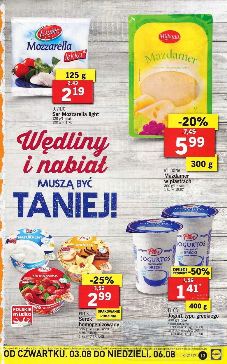 Gazetka promocyjna Lidl do 06/08/2017 str.13