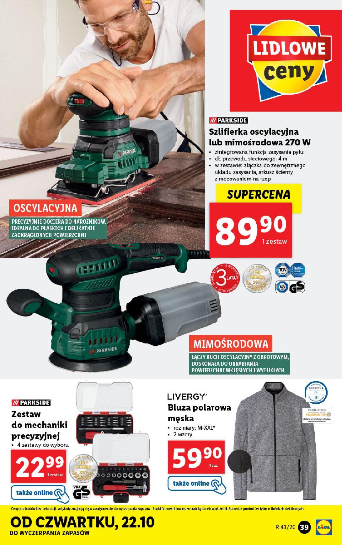 Gazetka promocyjna Lidl do 24/10/2020 str.39