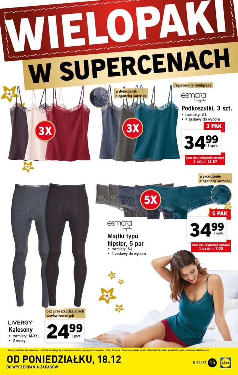 Gazetka promocyjna Lidl do 24/12/2017 str.15