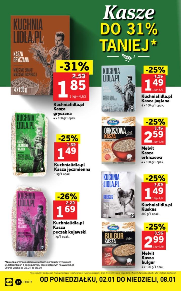 Gazetka promocyjna Lidl do 08/01/2017 str.14