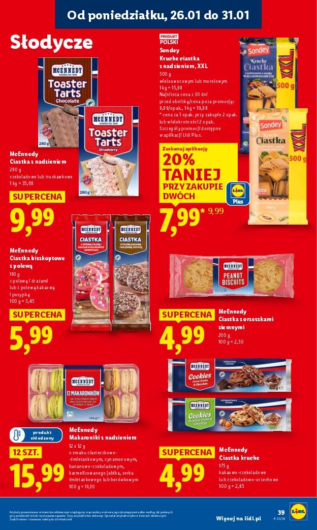 Gazetka promocyjna Lidl do 28/01/2026 str.39