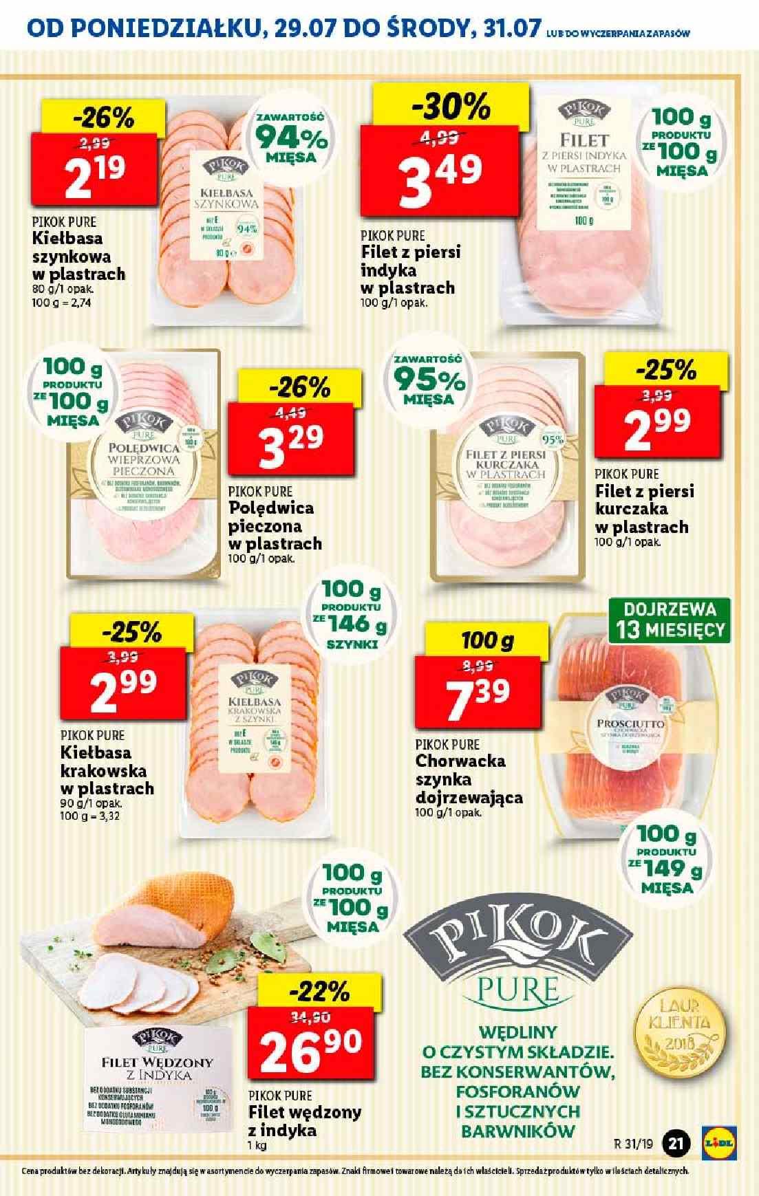 Gazetka promocyjna Lidl do 31/07/2019 str.21