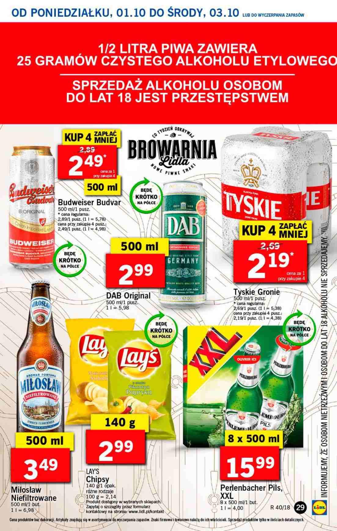 Gazetka promocyjna Lidl do 03/10/2018 str.29