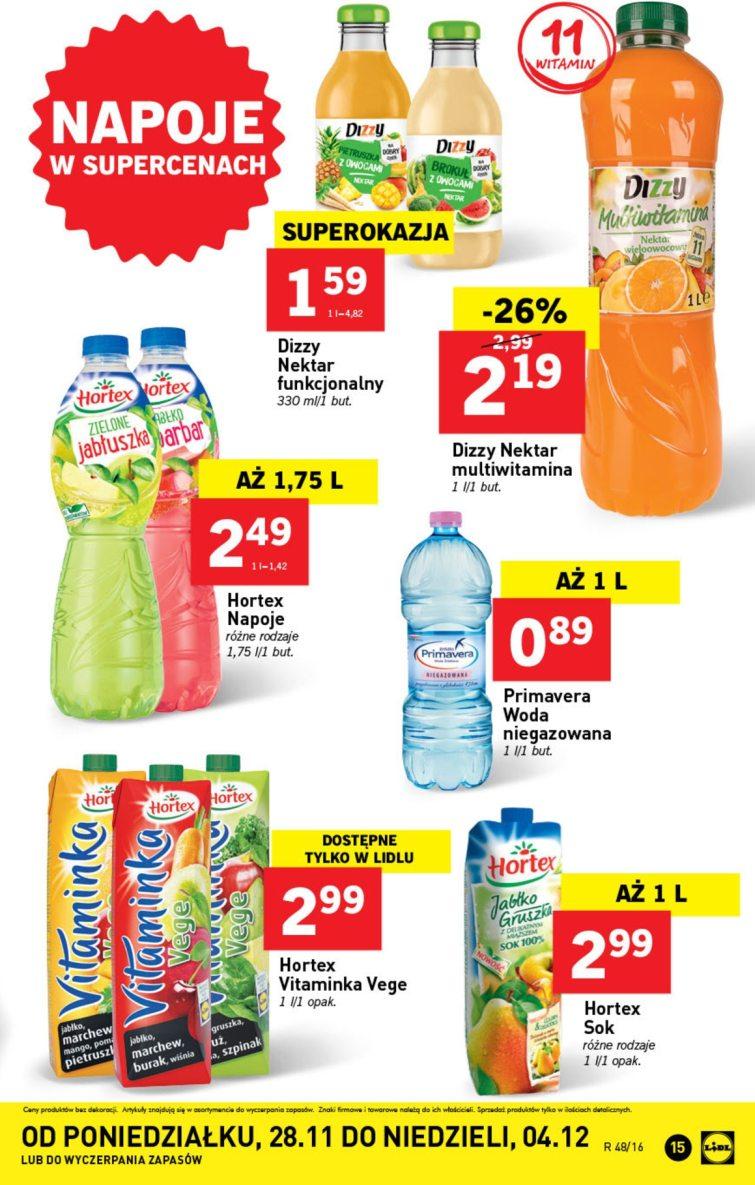 Gazetka promocyjna Lidl do 04/12/2016 str.15