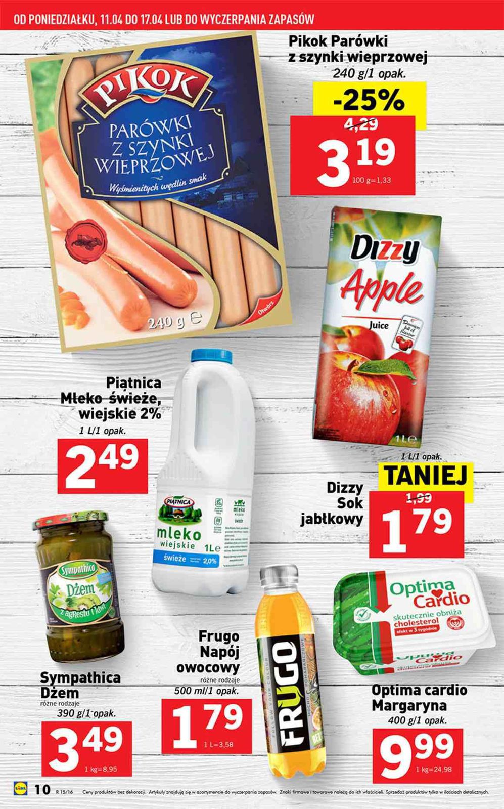 Gazetka promocyjna Lidl do 17/04/2016 str.10