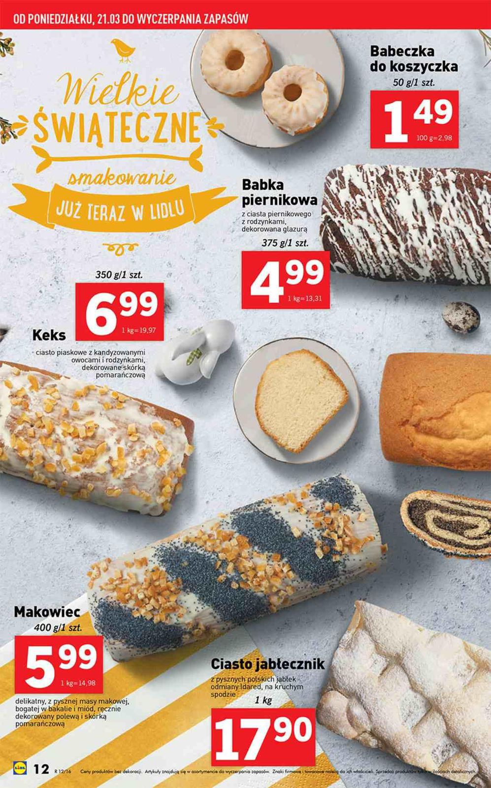 Gazetka promocyjna Lidl do 26/03/2016 str.12