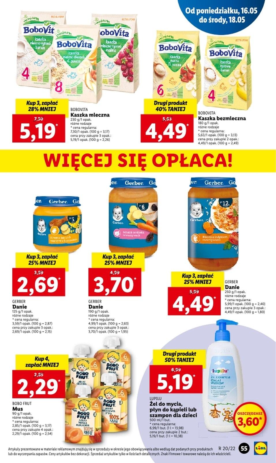 Gazetka promocyjna Lidl do 18/05/2022 str.55