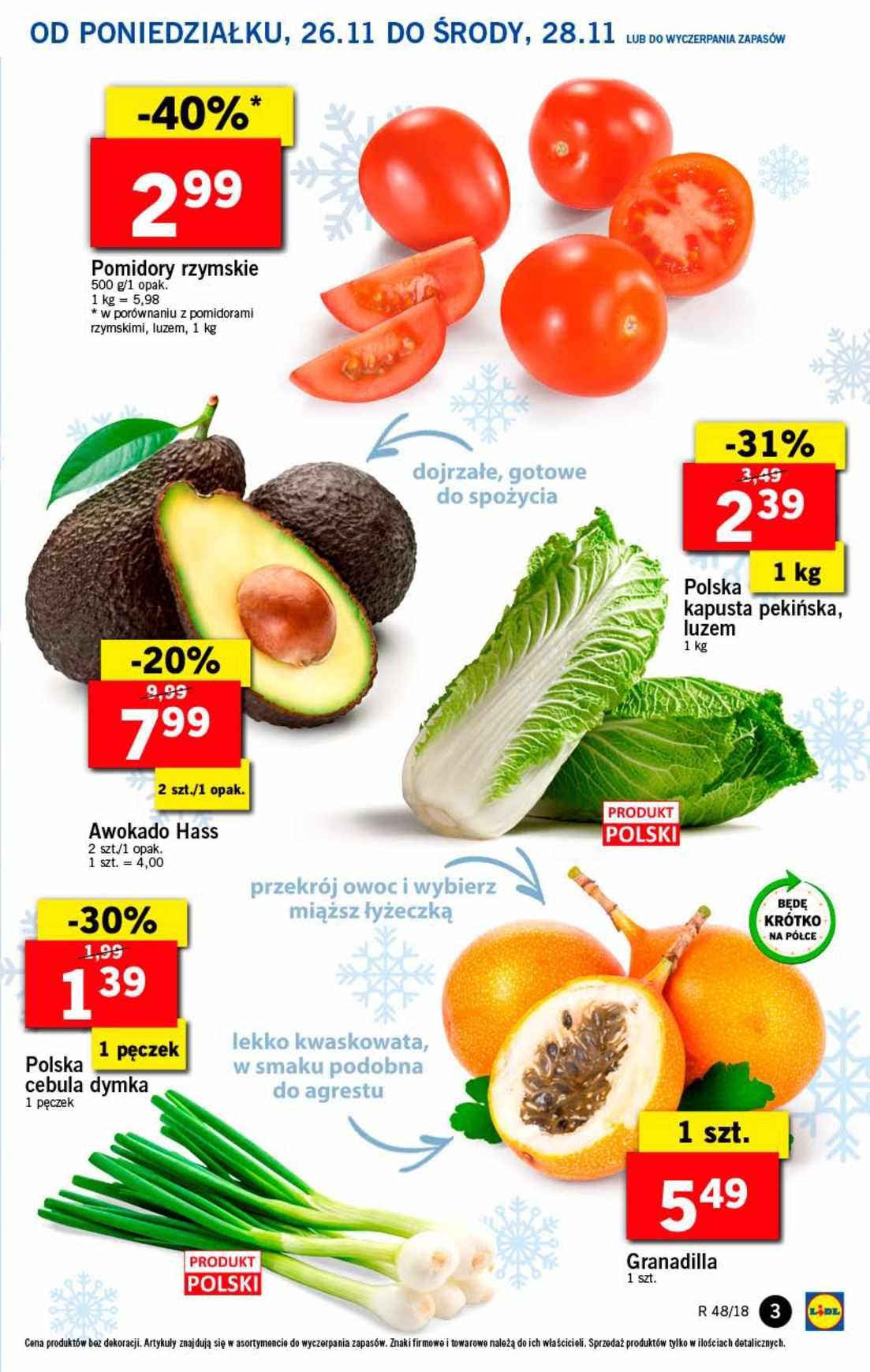 Gazetka promocyjna Lidl do 28/11/2018 str.3