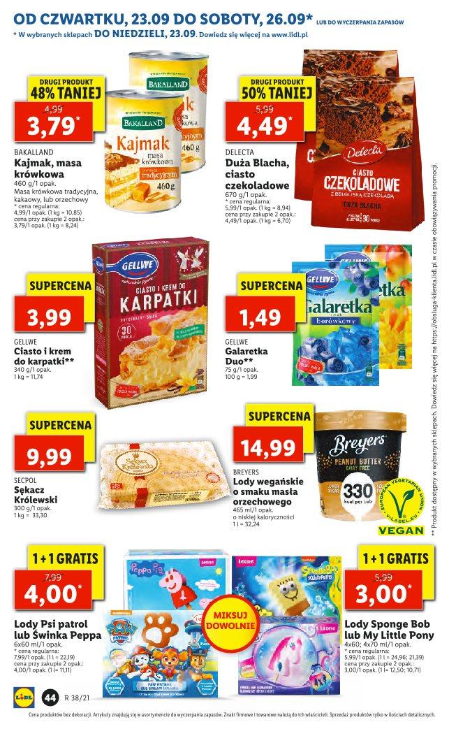 Gazetka promocyjna Lidl do 25/09/2021 str.44