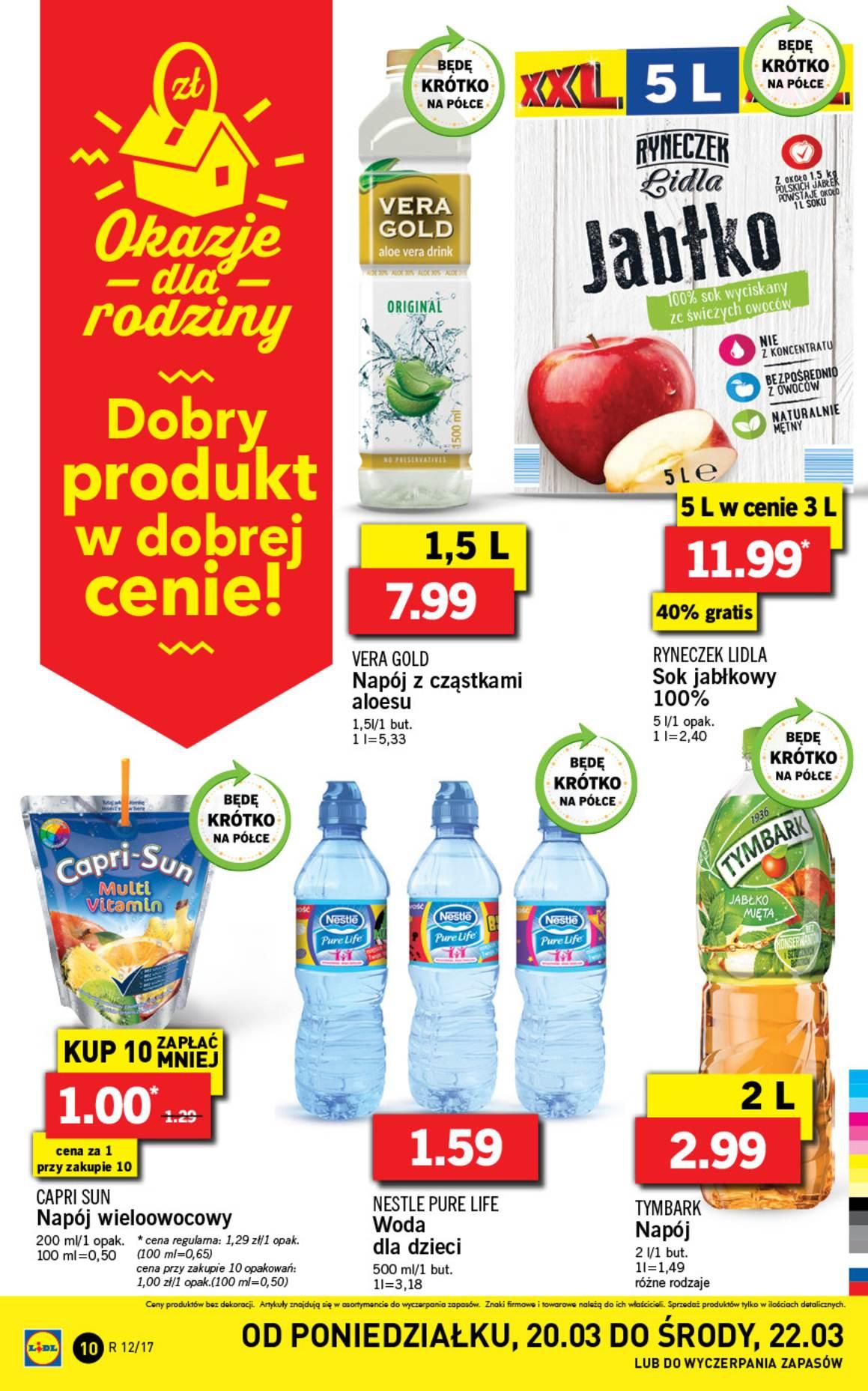 Gazetka promocyjna Lidl do 22/03/2017 str.10