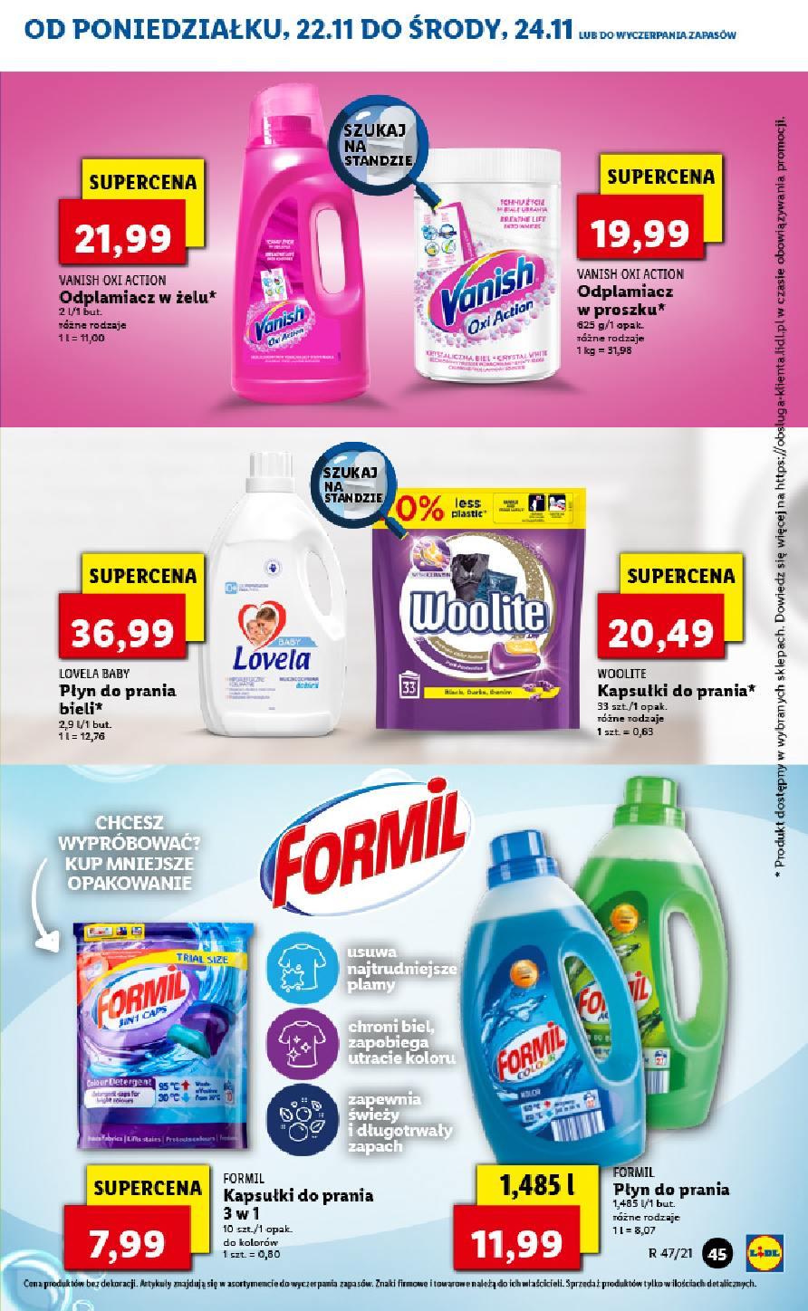 Gazetka promocyjna Lidl do 24/11/2021 str.45