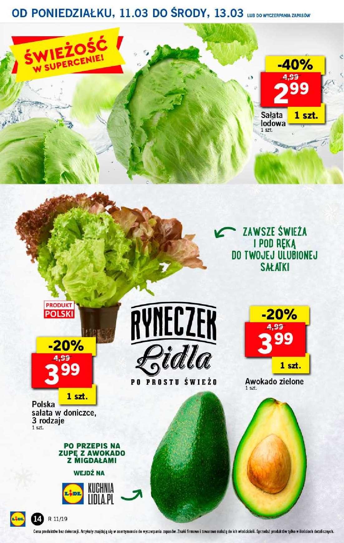 Gazetka promocyjna Lidl do 13/03/2019 str.14