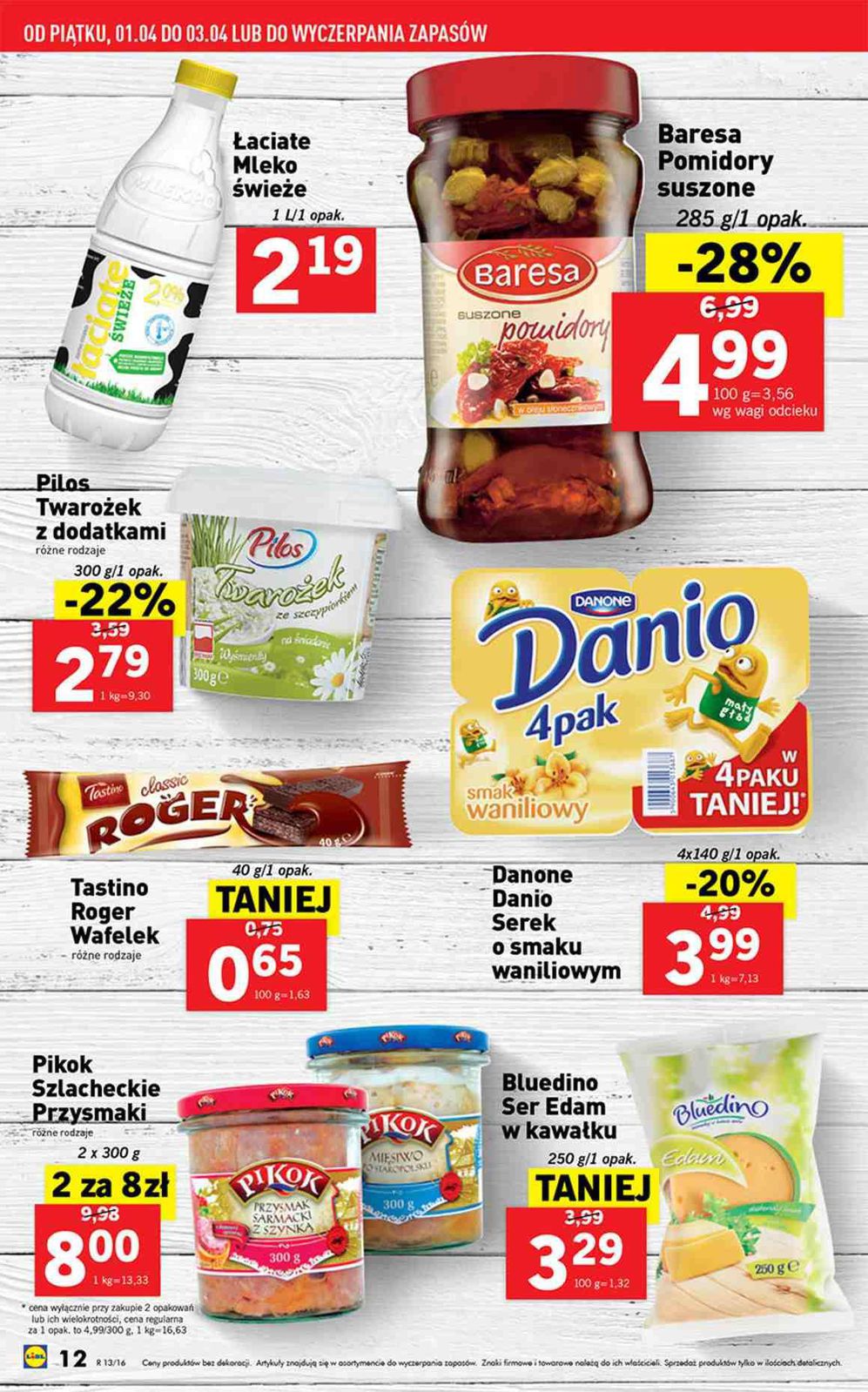 Gazetka promocyjna Lidl do 03/04/2016 str.12