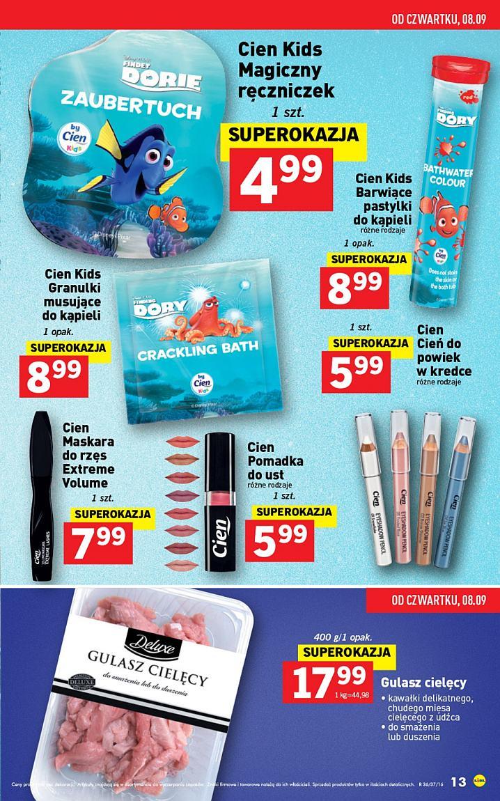 Gazetka promocyjna Lidl do 14/09/2016 str.13