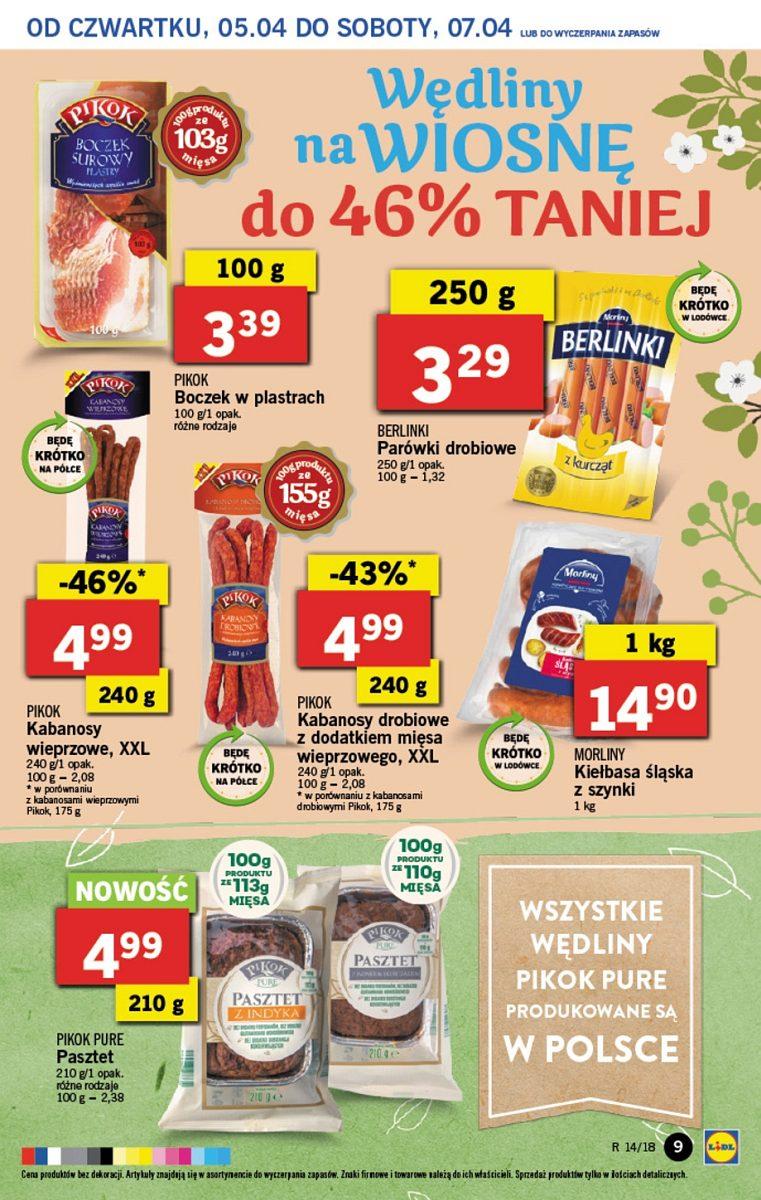 Gazetka promocyjna Lidl do 07/04/2018 str.9