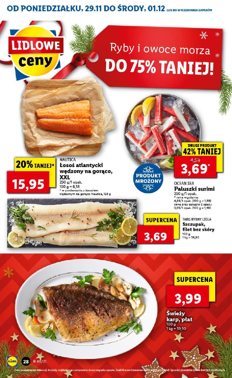 Gazetka promocyjna Lidl do 01/12/2021 str.28