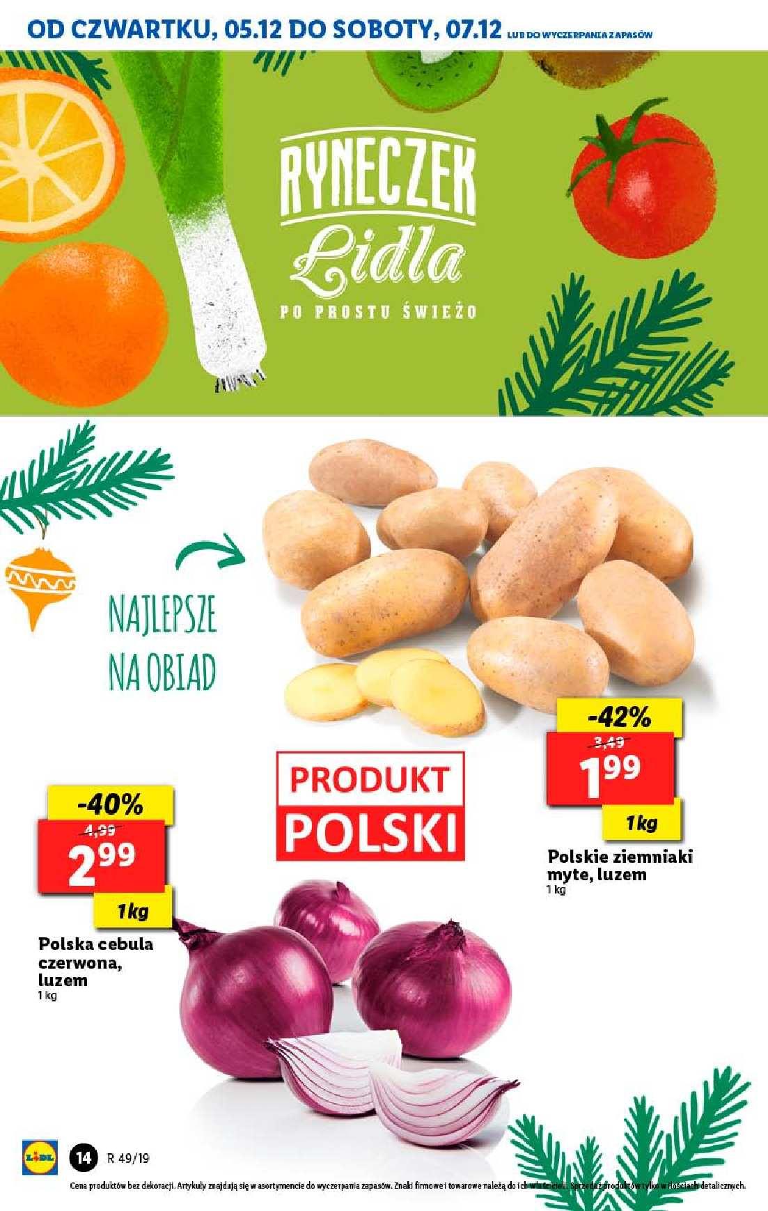 Gazetka promocyjna Lidl do 07/12/2019 str.14