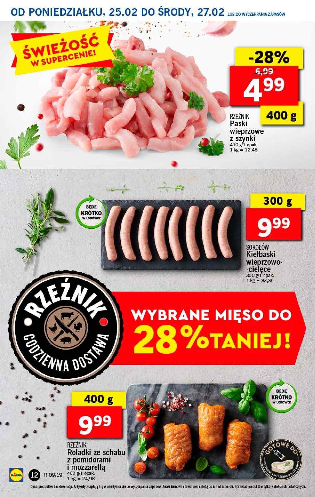 Gazetka promocyjna Lidl do 27/02/2019 str.12