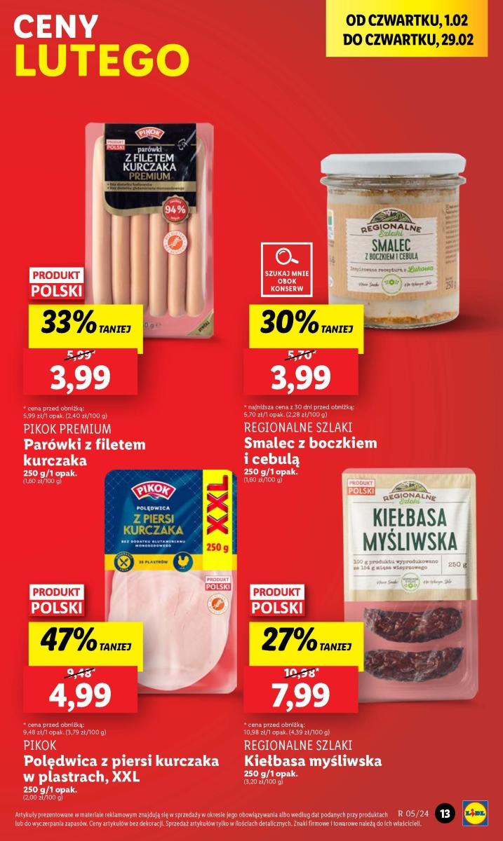 Gazetka promocyjna Lidl do 03/02/2024 str.13