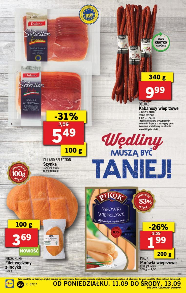 Gazetka promocyjna Lidl do 13/09/2017 str.26