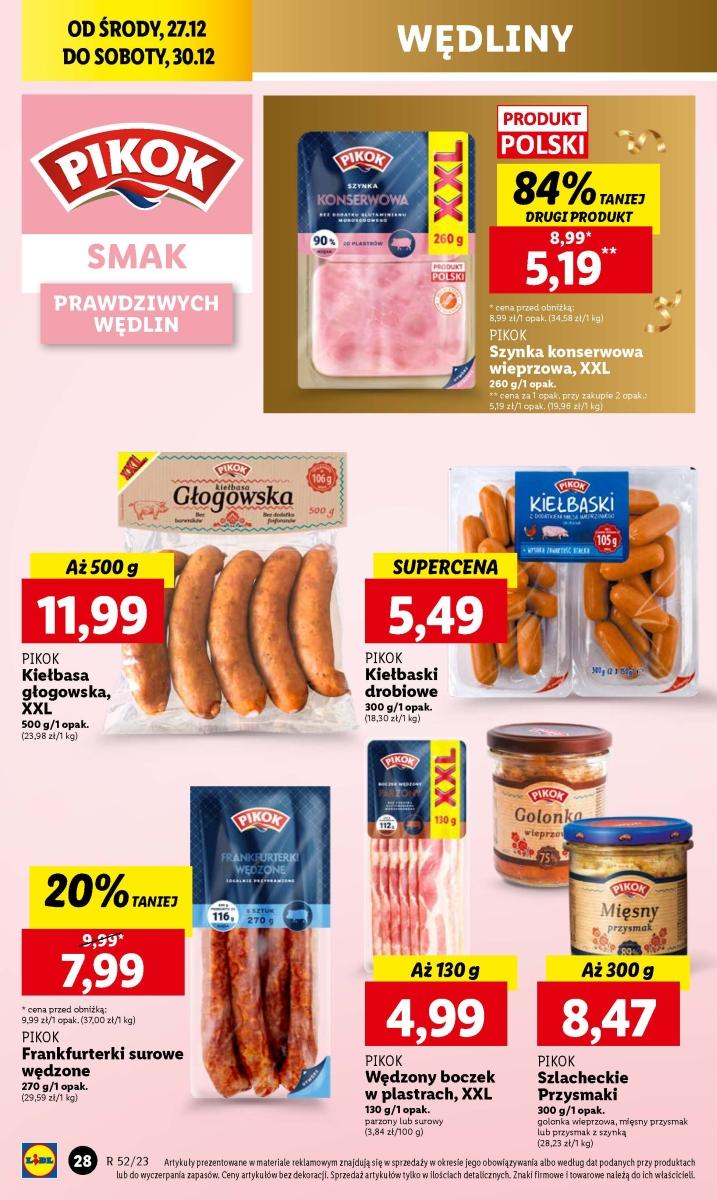 Gazetka promocyjna Lidl do 30/12/2023 str.28