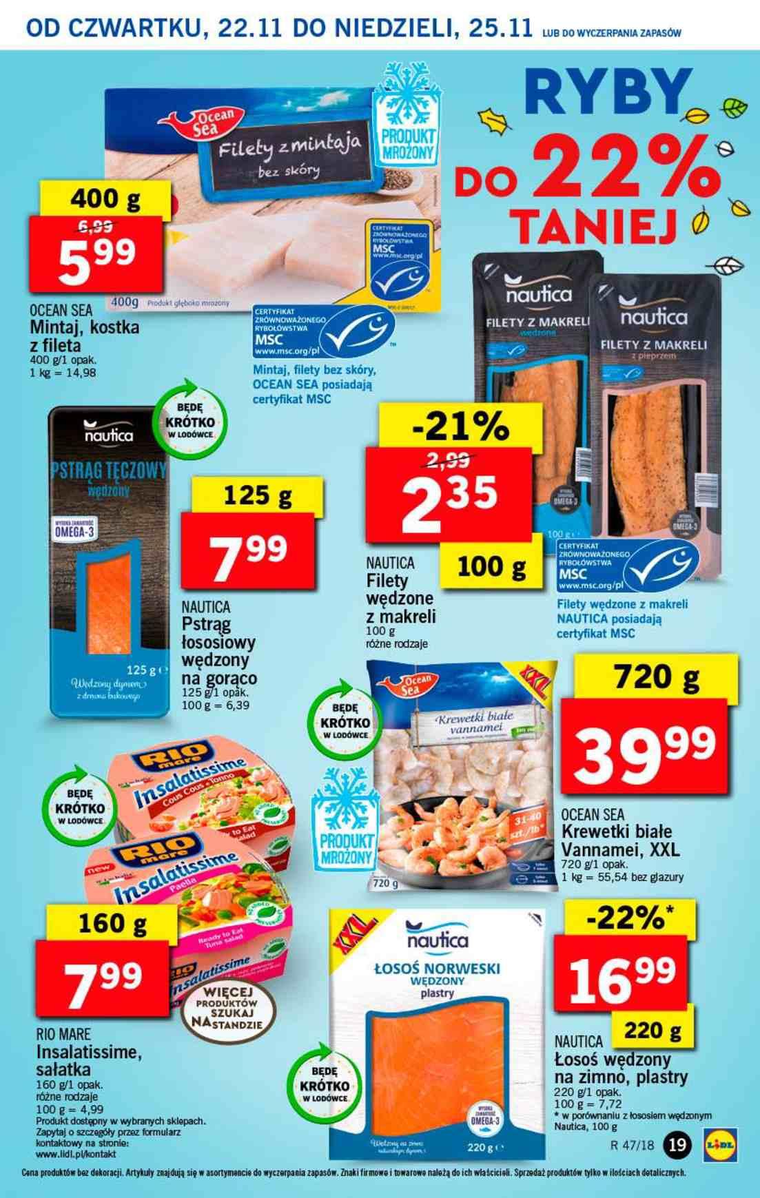 Gazetka promocyjna Lidl do 25/11/2018 str.19