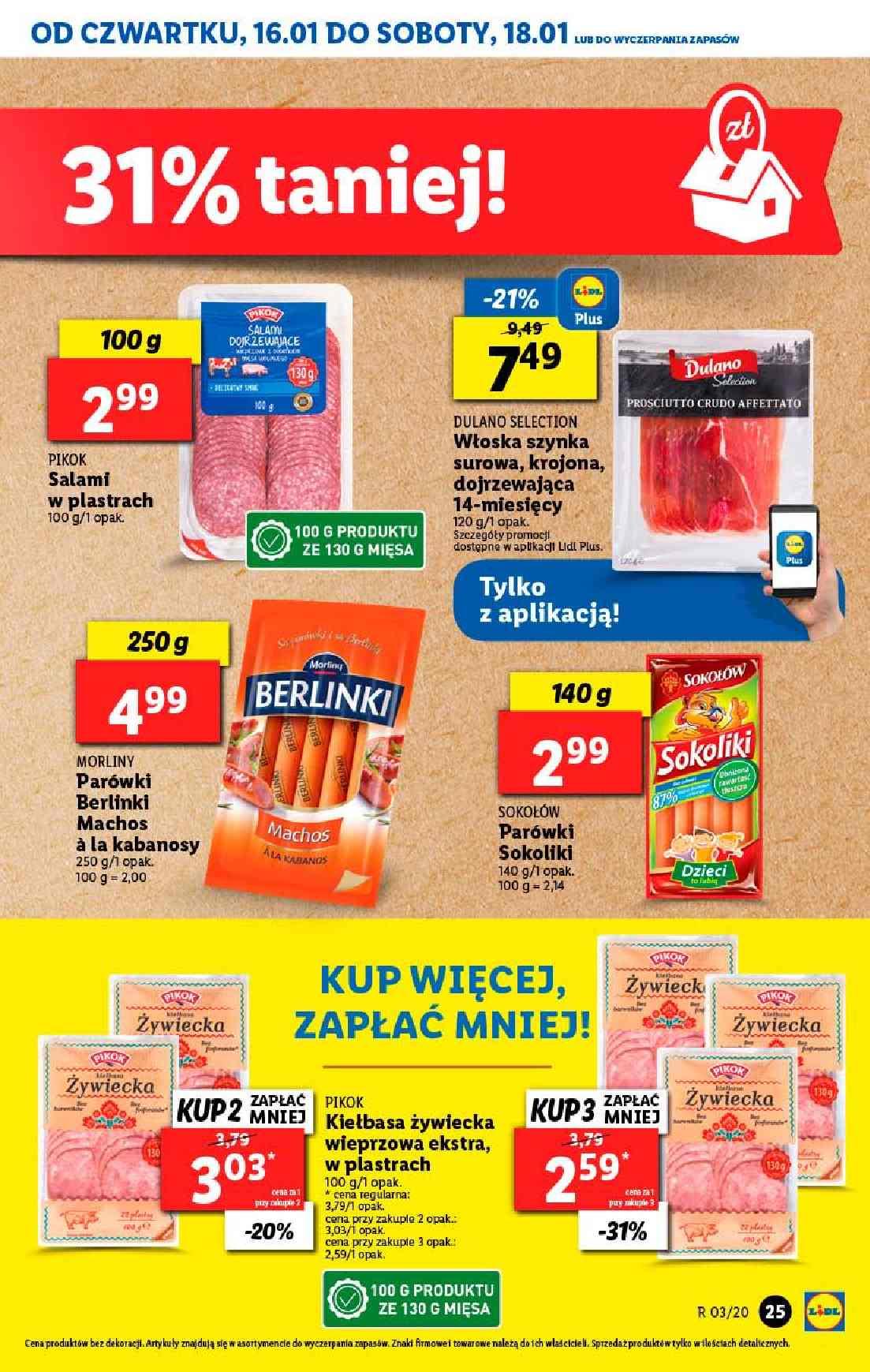 Gazetka promocyjna Lidl do 18/01/2020 str.25