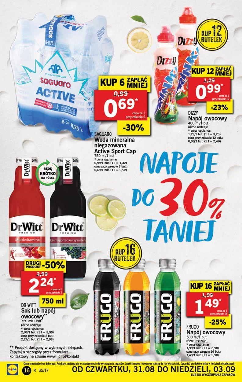 Gazetka promocyjna Lidl do 03/09/2017 str.16