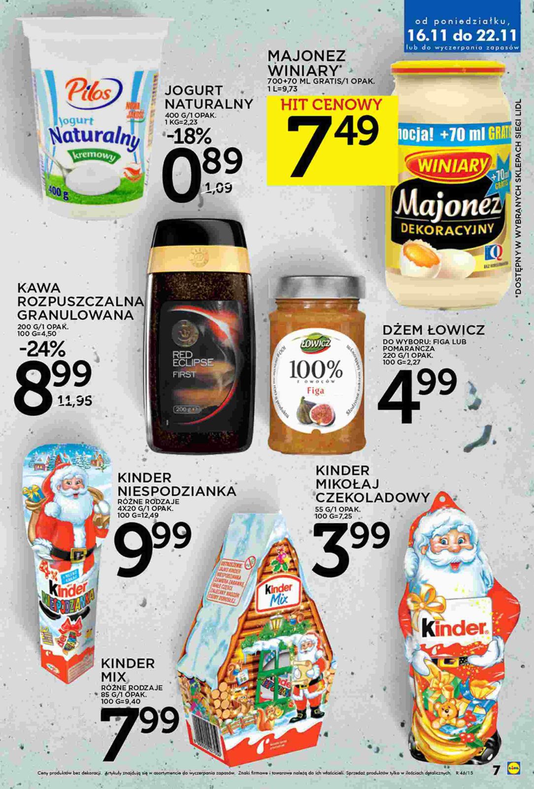 Gazetka promocyjna Lidl do 22/11/2015 str.7