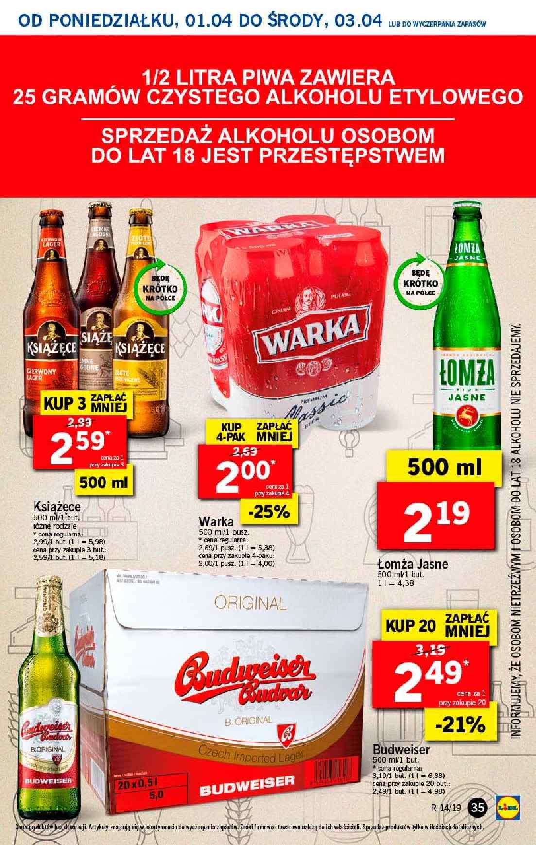 Gazetka promocyjna Lidl do 03/04/2019 str.35