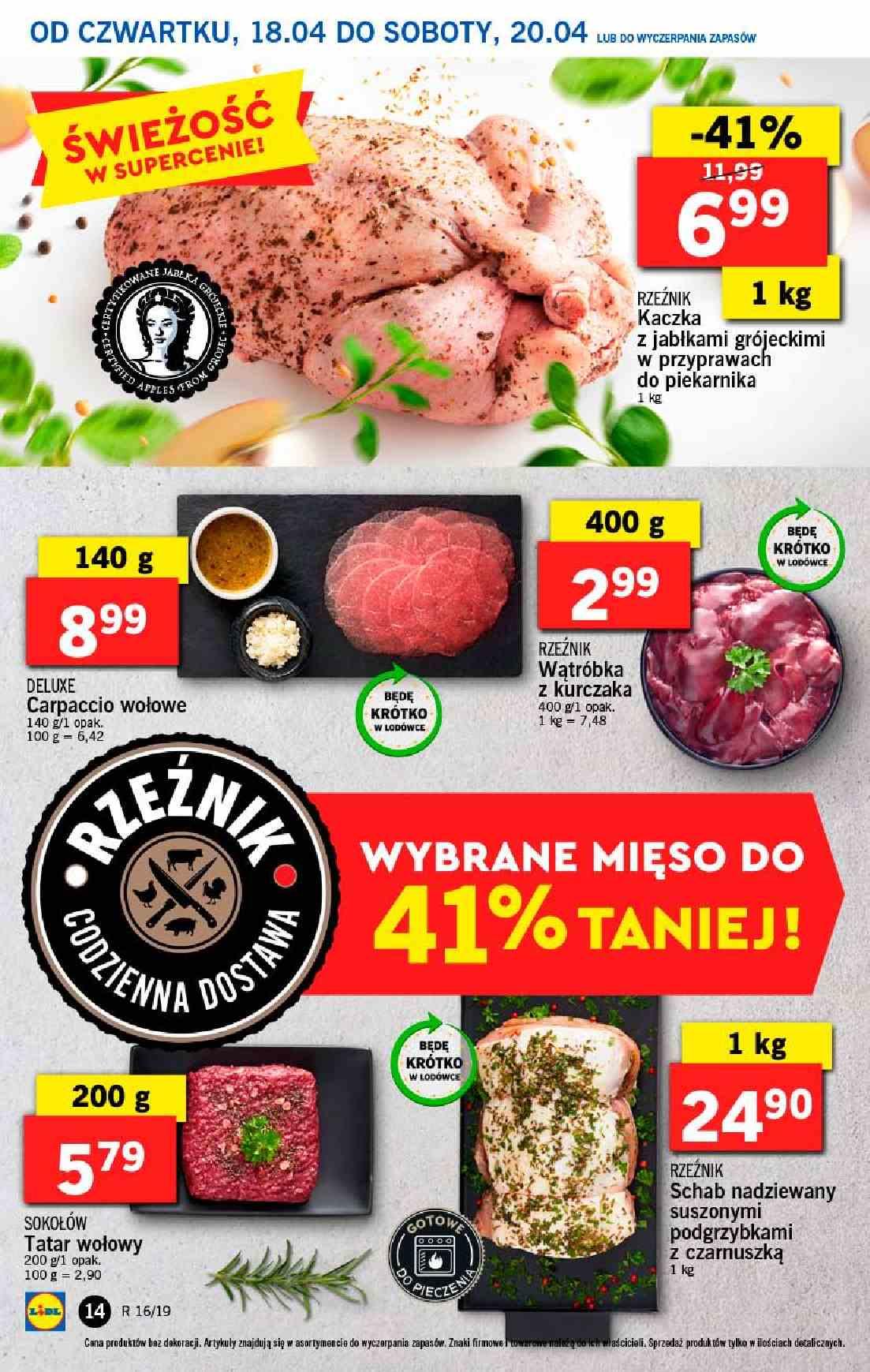 Gazetka promocyjna Lidl do 20/04/2019 str.14