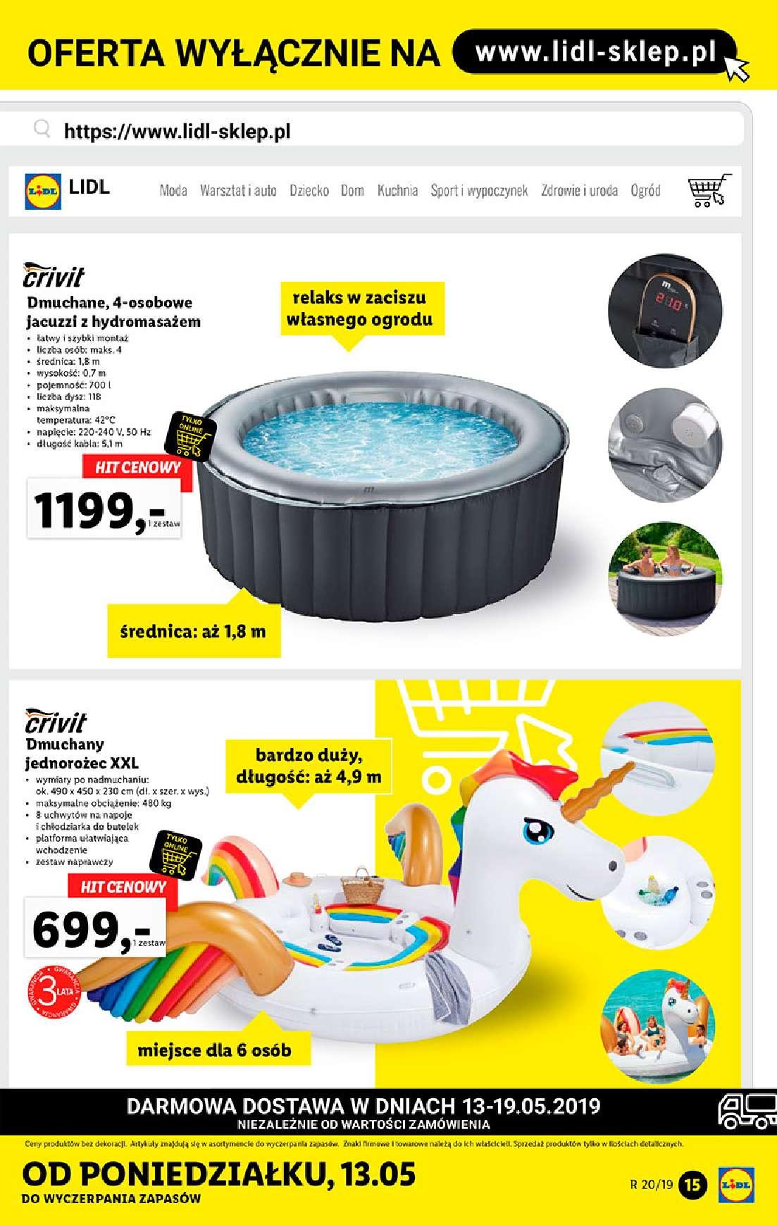 Gazetka promocyjna Lidl do 18/05/2019 str.15