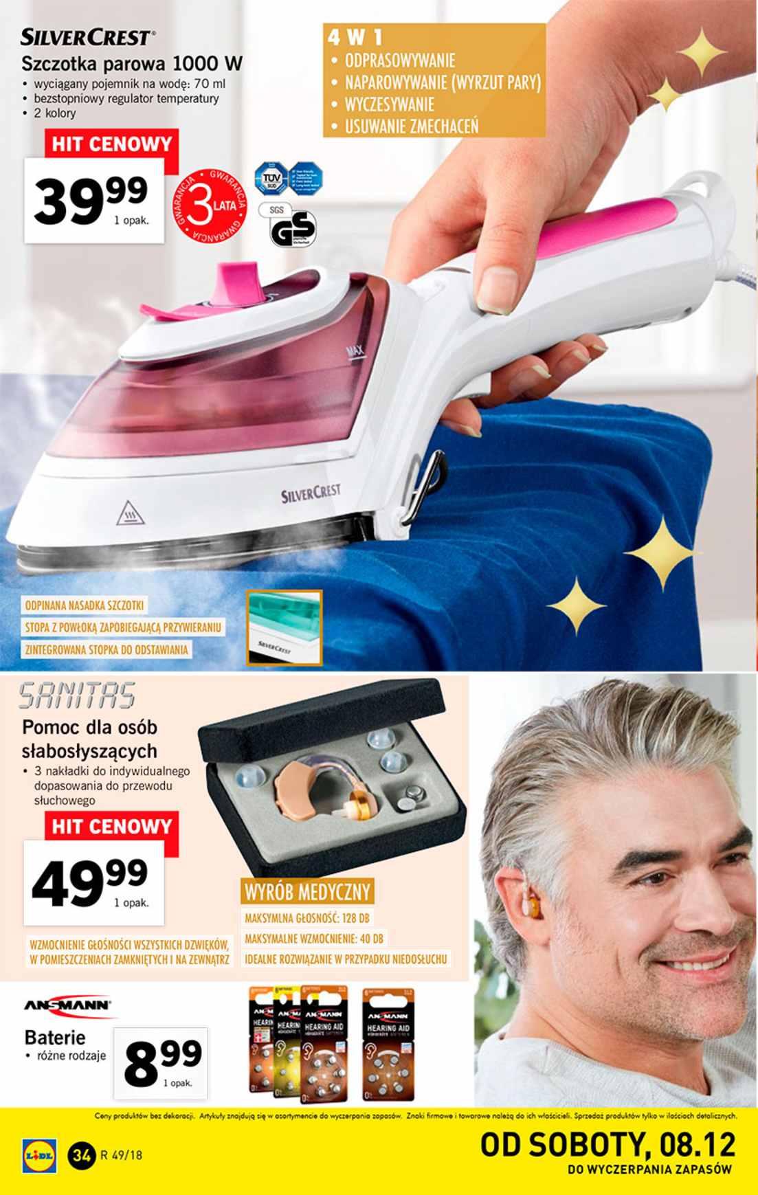 Gazetka promocyjna Lidl do 08/12/2018 str.34