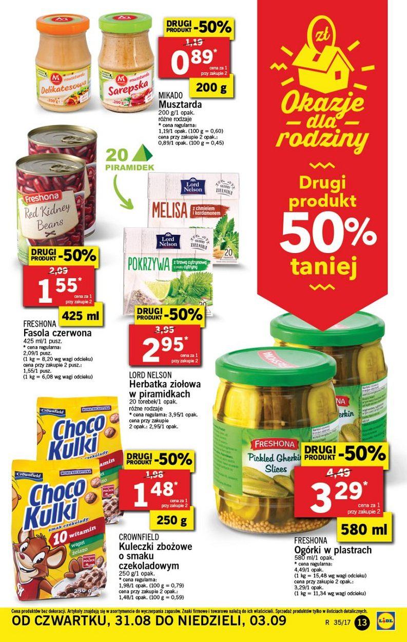 Gazetka promocyjna Lidl do 03/09/2017 str.13