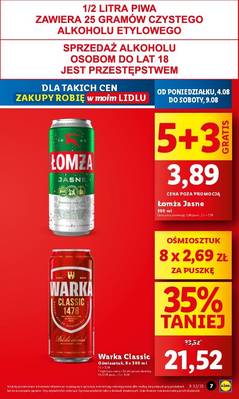 Lidl od poniedziałku