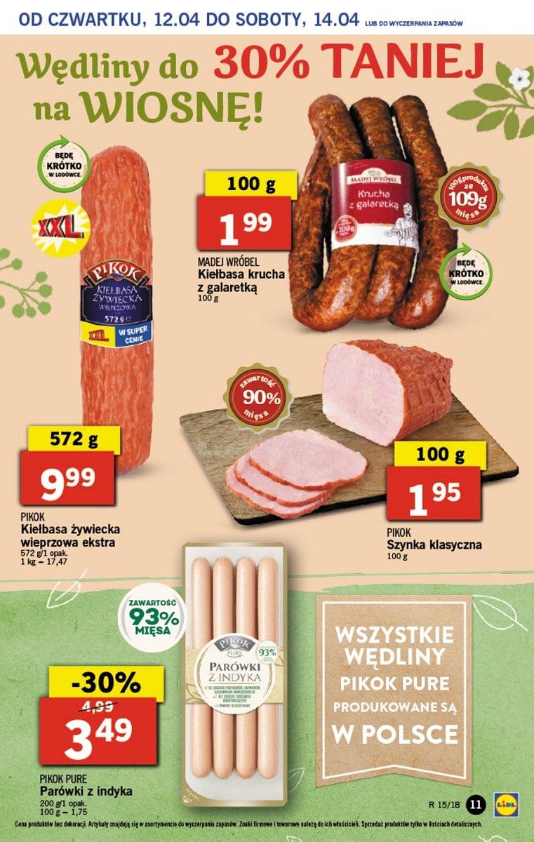 Gazetka promocyjna Lidl do 14/04/2018 str.11