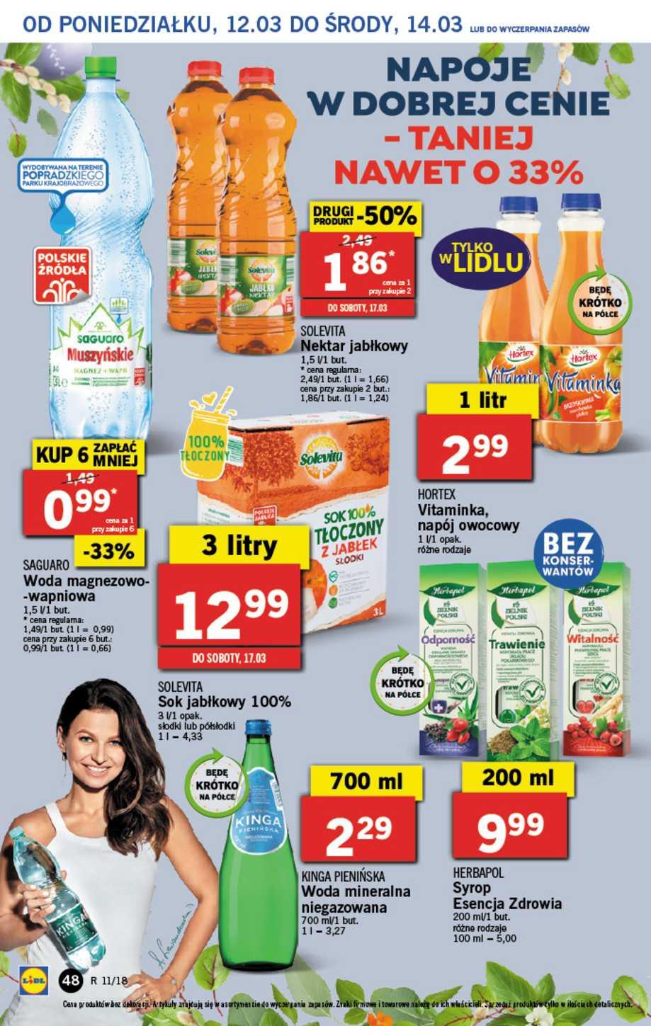 Gazetka promocyjna Lidl do 14/03/2018 str.48