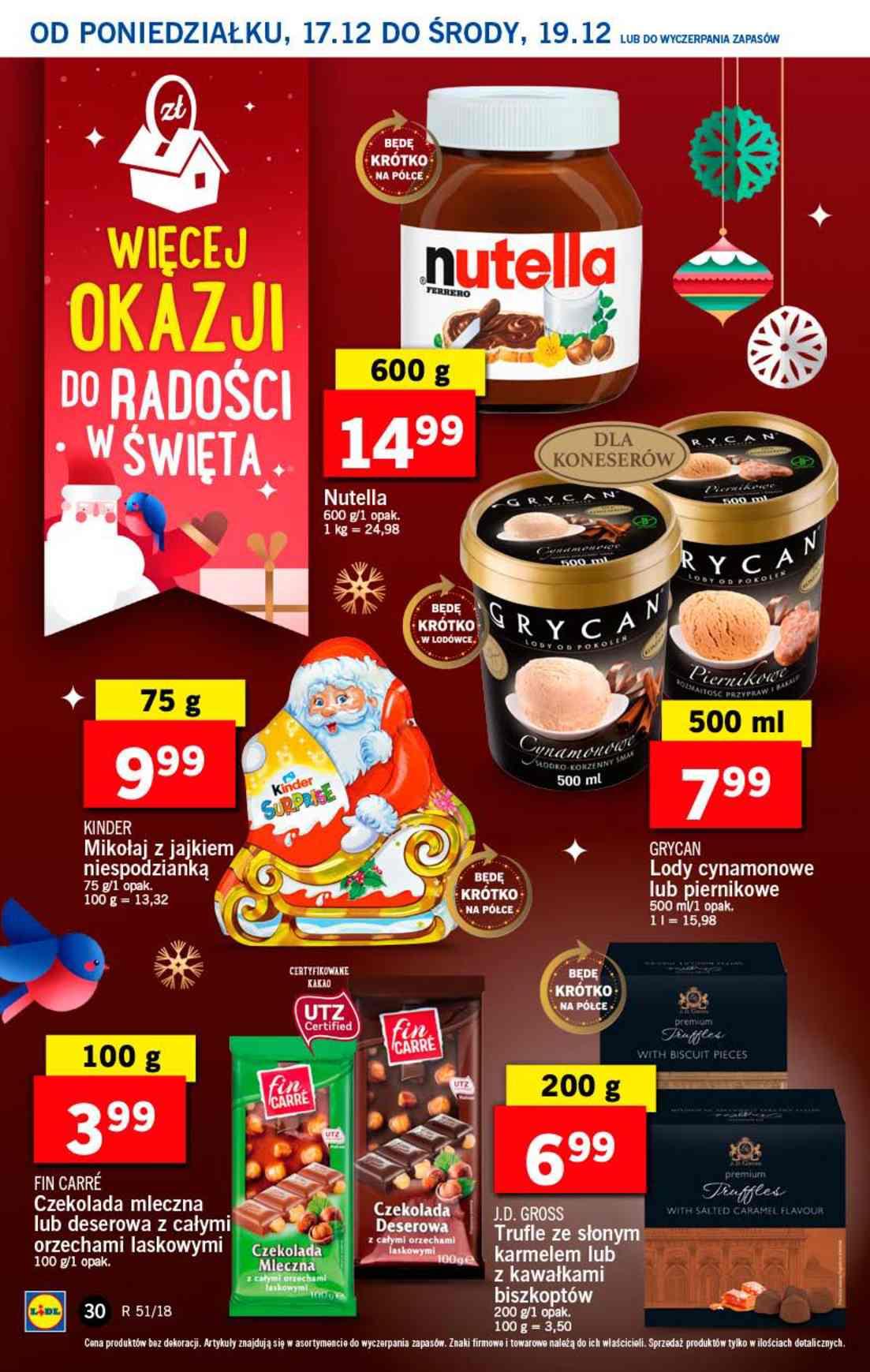 Gazetka promocyjna Lidl do 19/12/2018 str.30