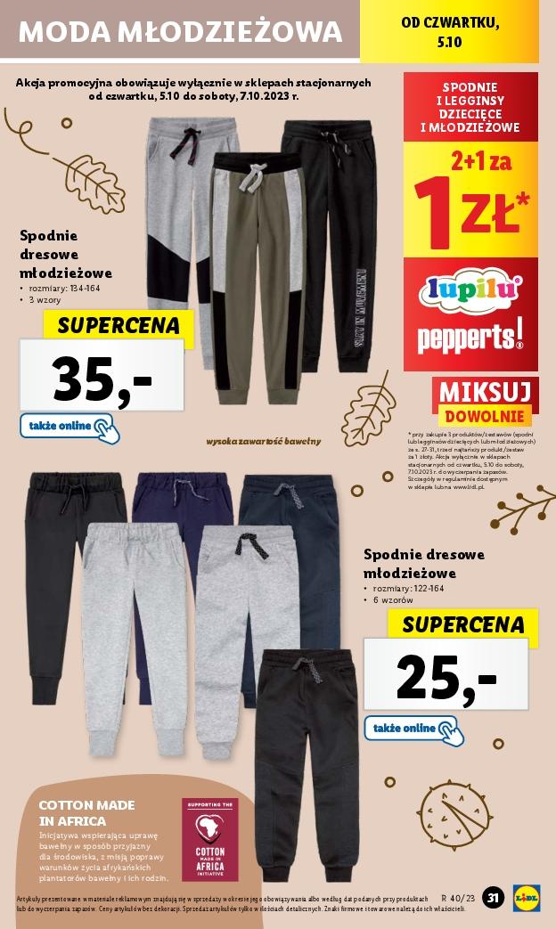 Gazetka promocyjna Lidl do 07/10/2023 str.31