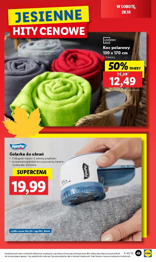 Gazetka promocyjna Lidl do 28/10/2023 str.45