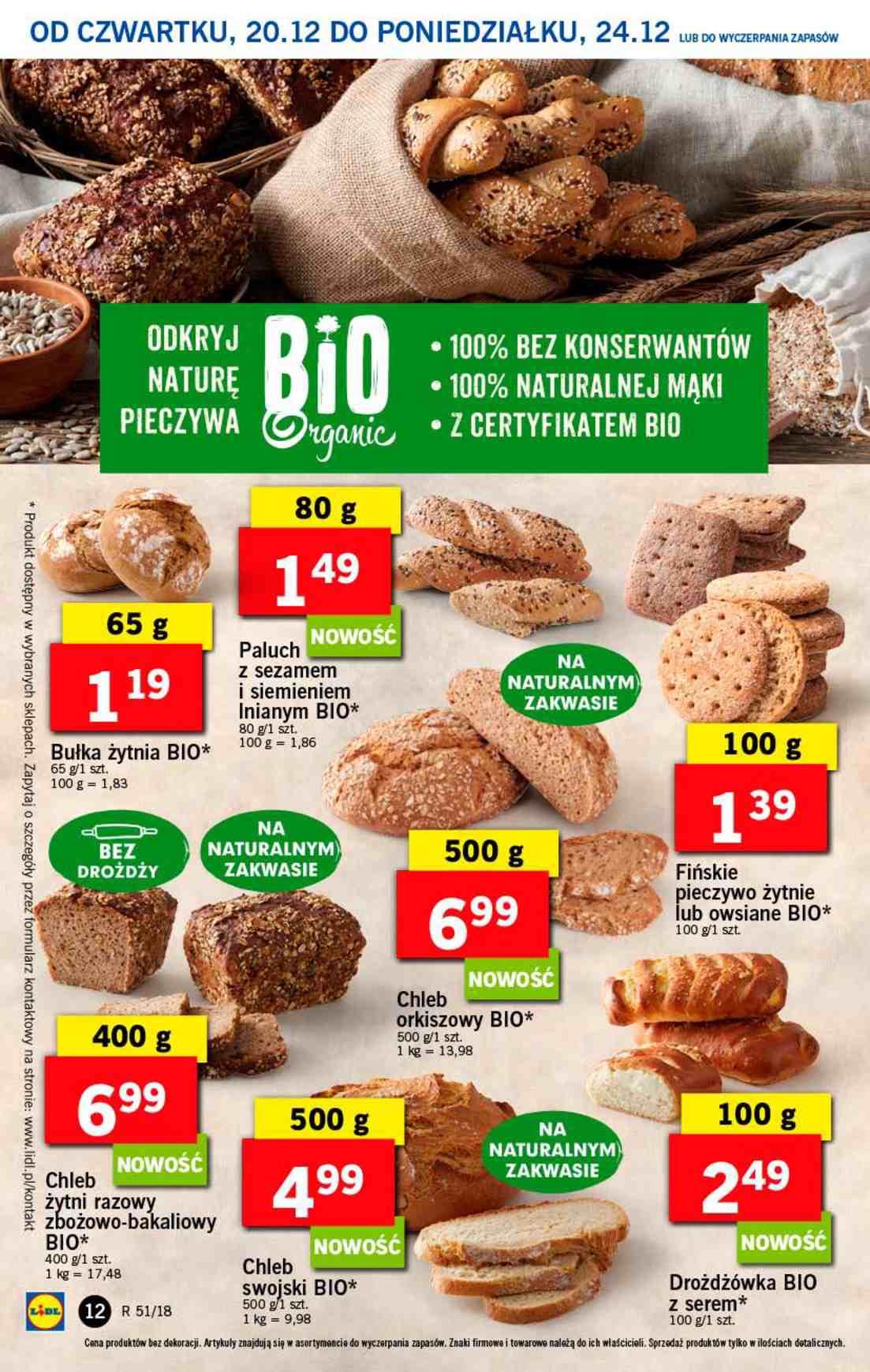 Gazetka promocyjna Lidl do 23/12/2018 str.12