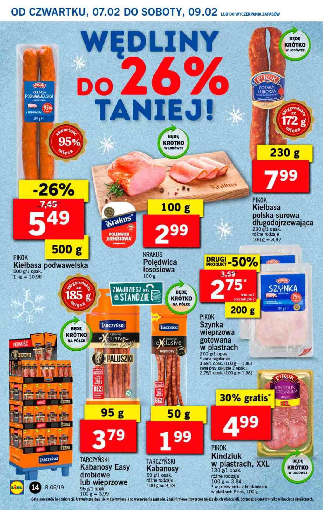 Gazetka promocyjna Lidl do 09/02/2019 str.14