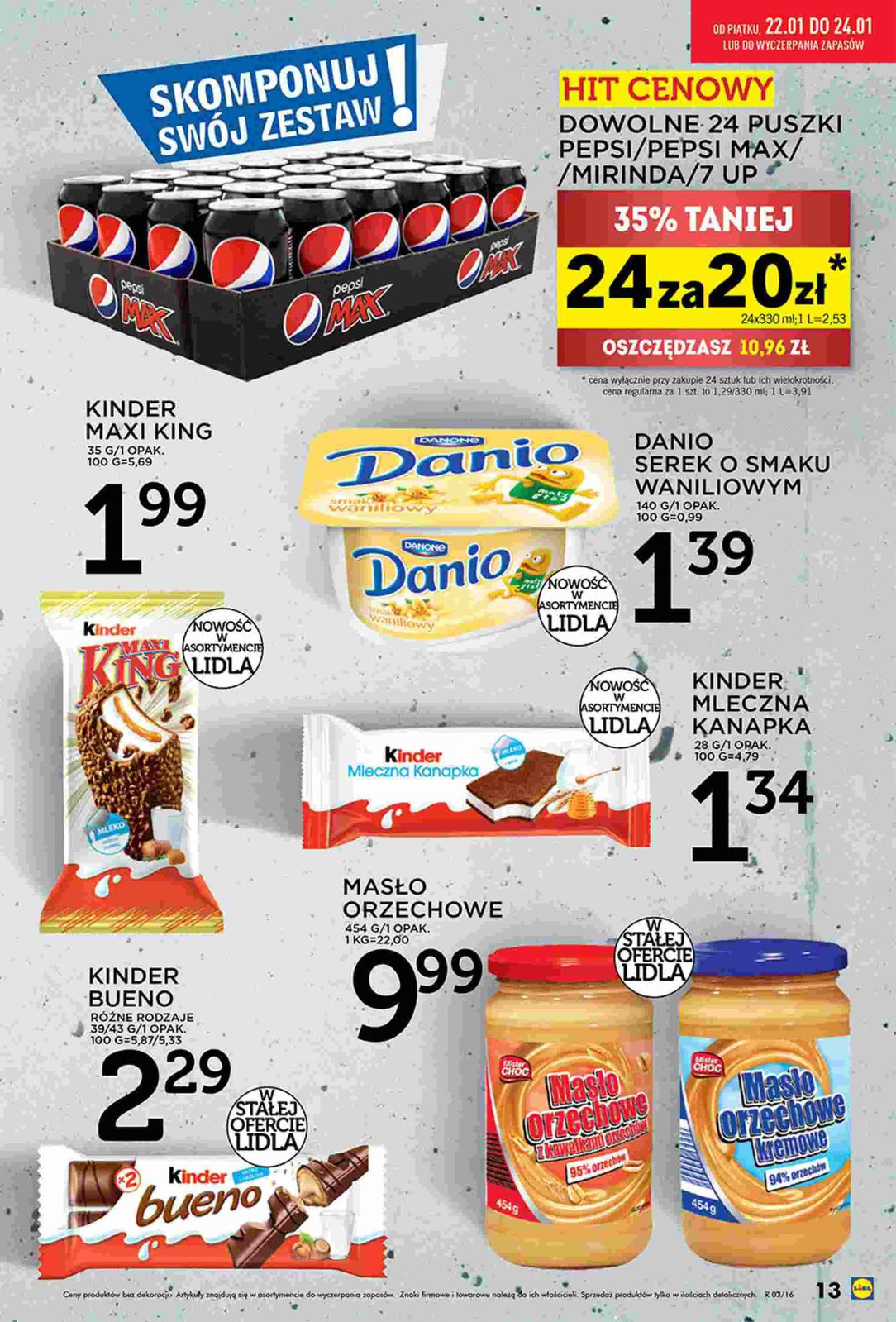 Gazetka promocyjna Lidl do 24/01/2016 str.13