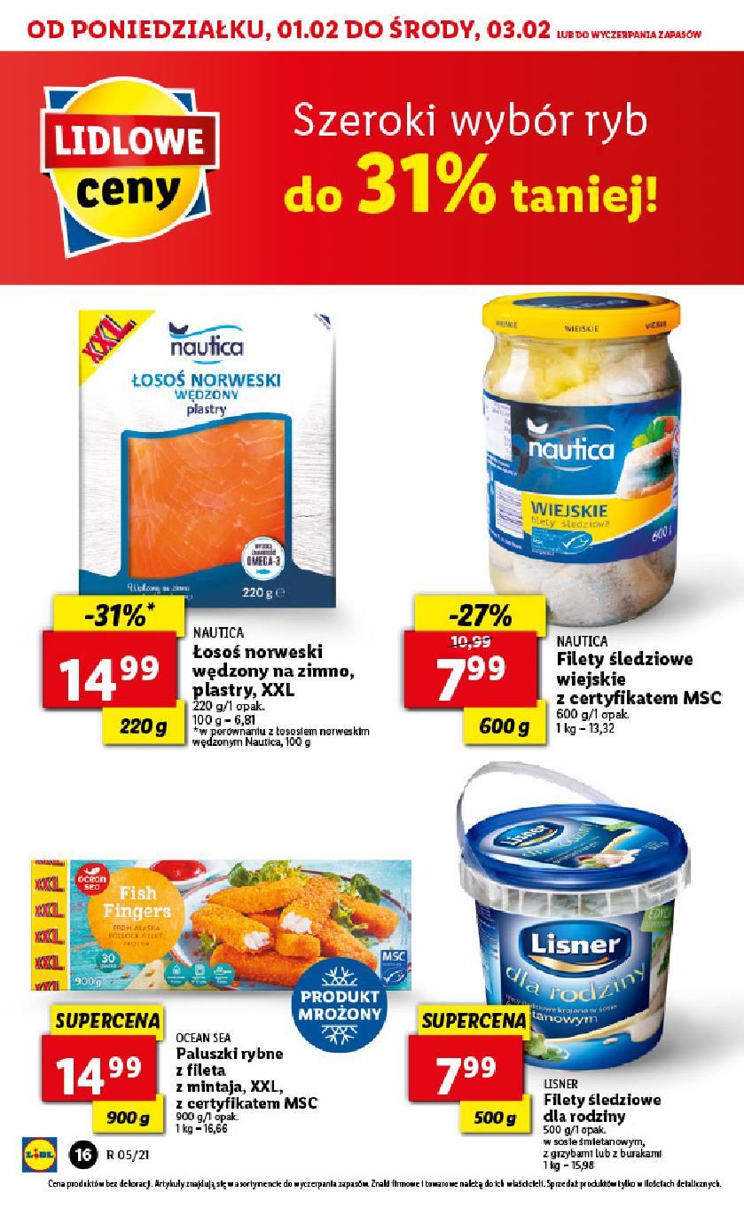 Gazetka promocyjna Lidl do 03/02/2021 str.16